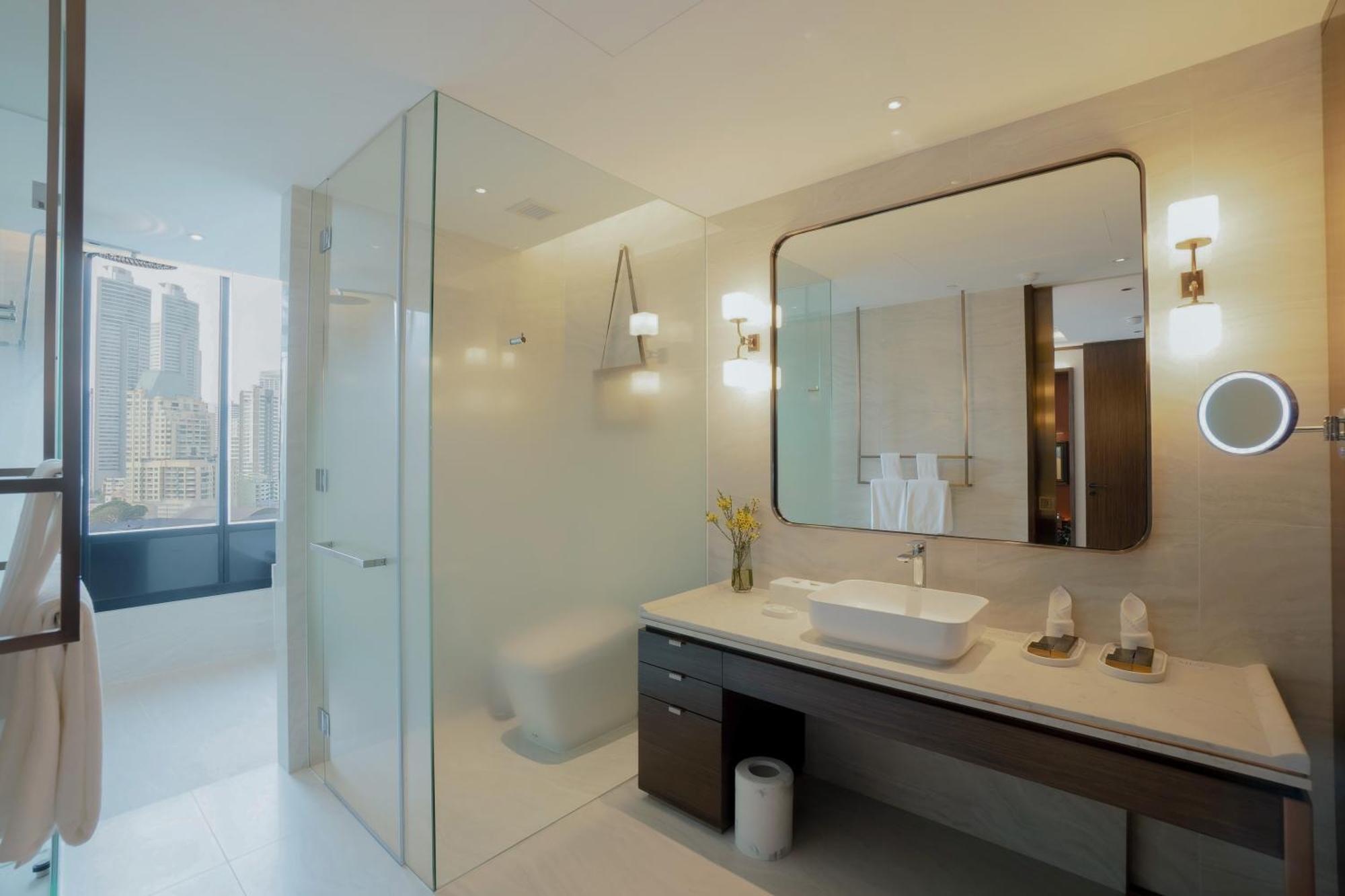 Silq Hotel & Residence, Managed By The Ascott Limited Μπανγκόκ Δωμάτιο φωτογραφία Bathroom